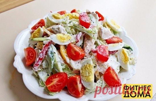 Салат с куриной грудкой 