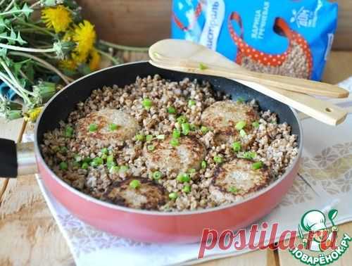 Гречка по-боярски на сковороде - кулинарный рецепт