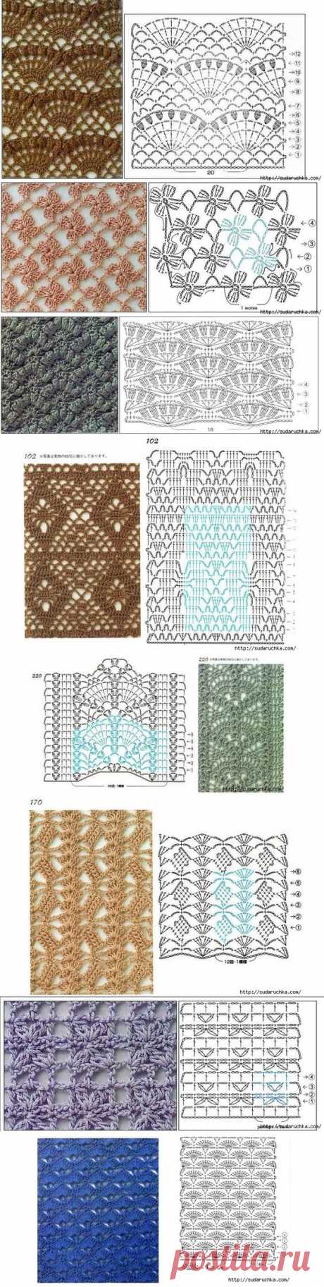 Ganchillo Crochet Patrón Esquema Diagrama | Crochet