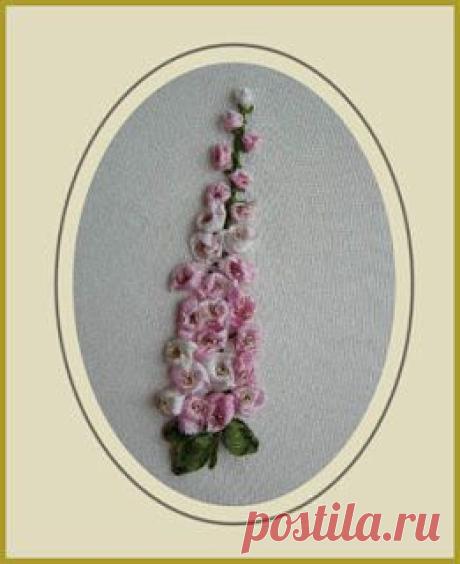Silk Ribbon Embroidery: Tutorial - Foxgloves