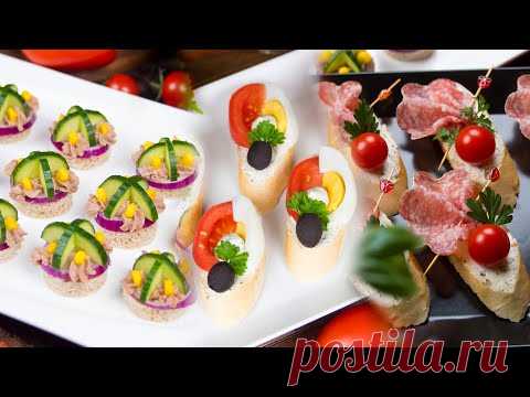 Багетные деликатесы - яйцо, салями и помидоры черри