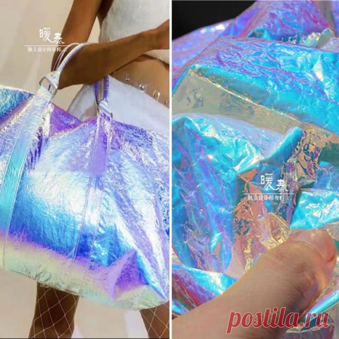 366.22руб. |Радужная Светоотражающая плиссированная Ткань DIY сумка для одежды сценический фон Декор модная дизайнерская ткань для одежды|Ткань|   | АлиЭкспресс Покупай умнее, живи веселее! Aliexpress.com