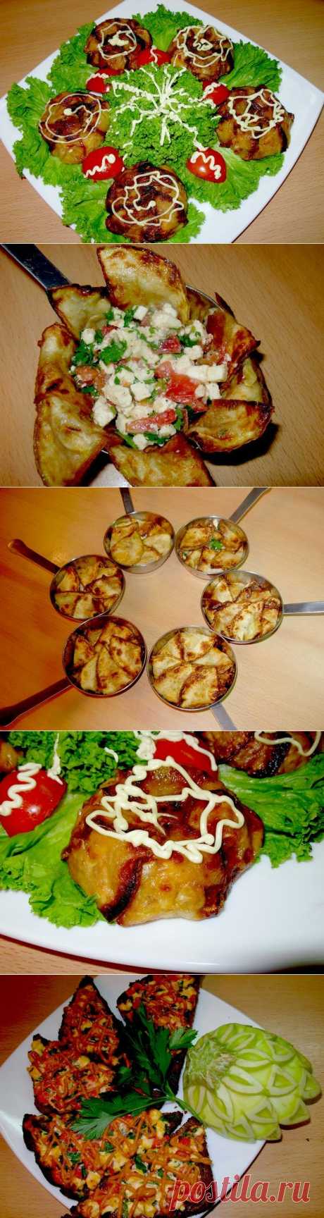 Тимбале из кабачков с помидорами и сыром