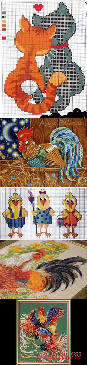 рисунки для вышивки лентами красного петуха: 23 тыс изображений найдено в Яндекс.Картинках
