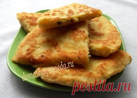 Быстрые сырные лепёшки