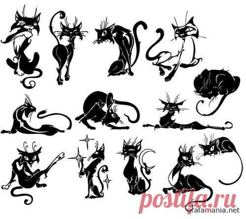 картинки с кошками рисованными - 681 тыс. картинок. Поиск Mail.Ru