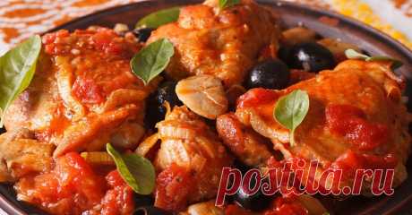 Вкусная курица на сковороде по-итальянски «Каччиаторе». На вкус просто божественна! Восхитительное, сытное блюдо из куриного мяса «Каччиаторе», приготовленное по известному итальянскому рецепту, станет шедевром на каждом столе!