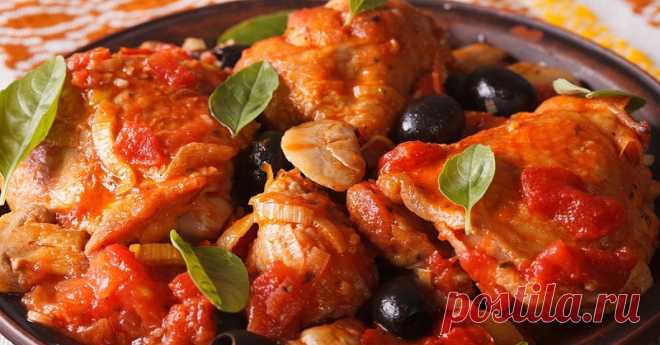 Вкусная курица на сковороде по-итальянски «Каччиаторе». На вкус просто божественна! Восхитительное, сытное блюдо из куриного мяса «Каччиаторе», приготовленное по известному итальянскому рецепту, станет шедевром на каждом столе!