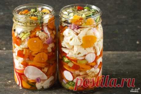 Овощи на зиму - пошаговый кулинарный рецепт на Повар.ру