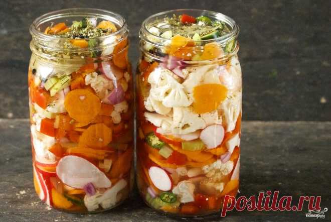 Овощи на зиму - пошаговый кулинарный рецепт на Повар.ру