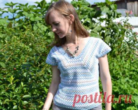 Mama Sam: Crochet top Универсальный топ крючком