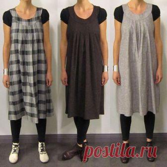 Симпатичный сарафан-фартук своими руками — Делаем руками