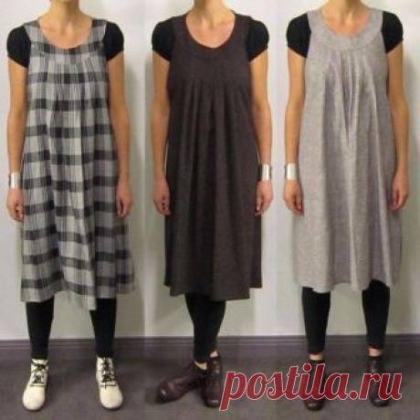 Симпатичный сарафан-фартук своими руками — Делаем руками