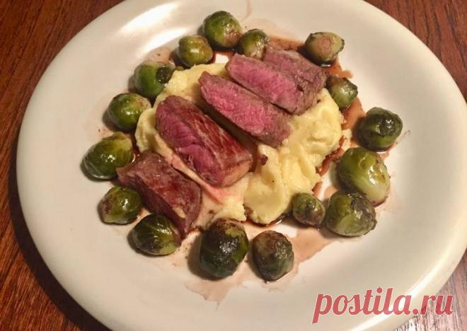 (16) Антрекот с картофельно-чесночным муслином - пошаговый рецепт с фото. Автор рецепта Nadya . - Cookpad