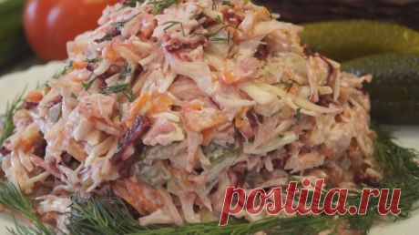 Салат "Бюджетный". Ооочень Вкусно, Просто и Недорого - Простые рецепты Овкусе.ру