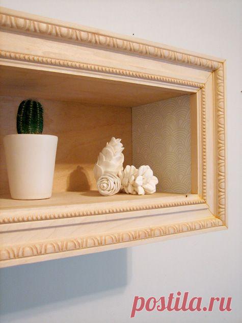 Интересное решение для книжной полки