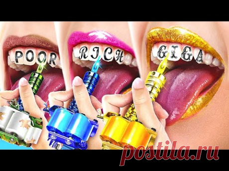 Тату колледж! Бедный vs богатый vs гига богатый тату-мастер!