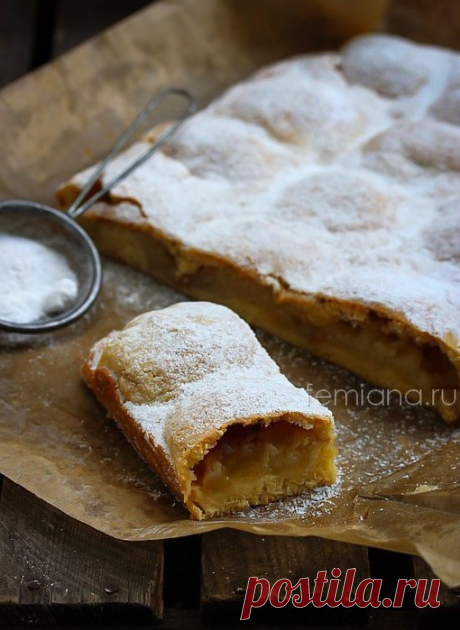 Порционный яблочный пирог из творожно-песочного теста - не менее вкусно и при этом более оригинально, чем в классическом исполнении