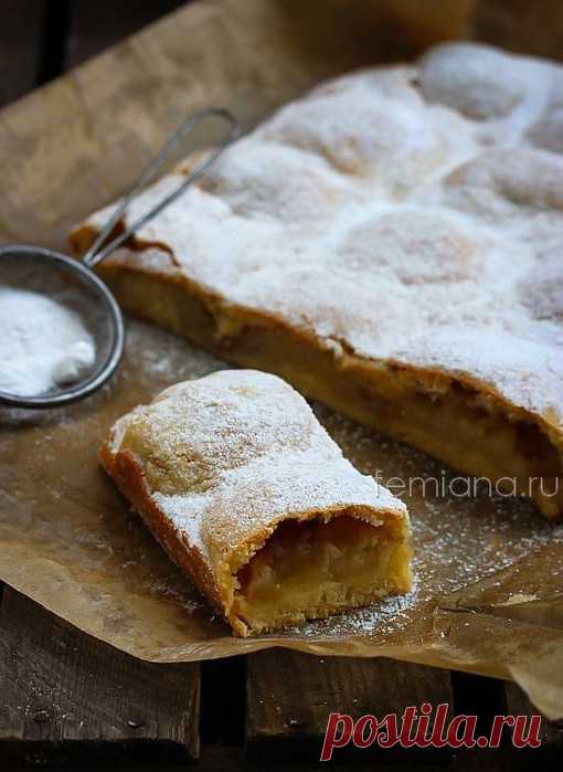 Порционный яблочный пирог из творожно-песочного теста - не менее вкусно и при этом более оригинально, чем в классическом исполнении