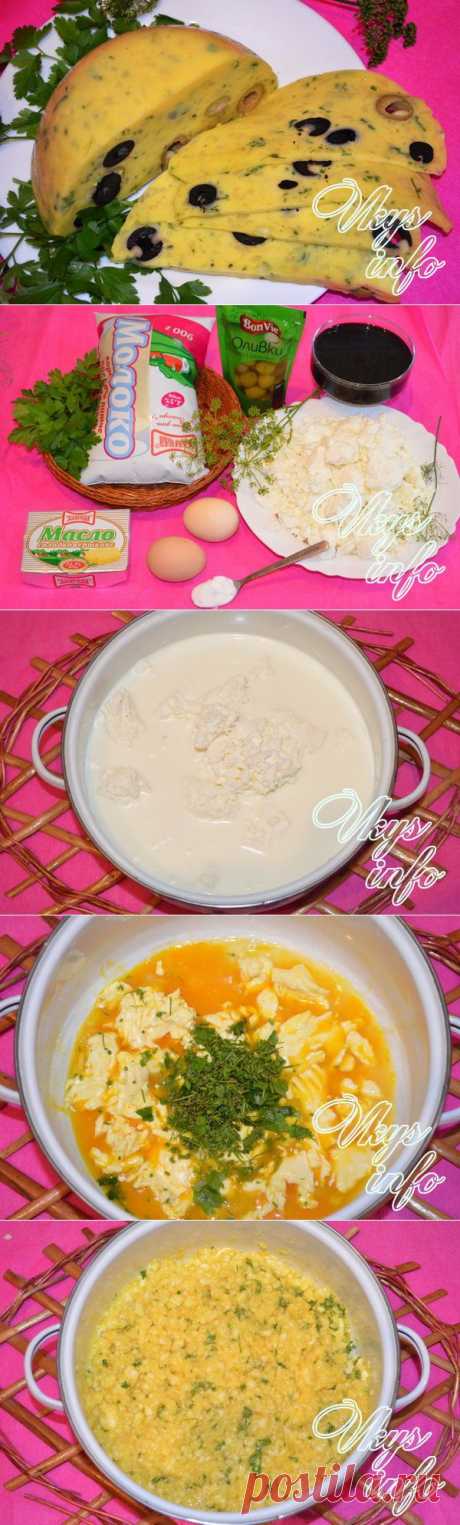 Вкусный твердый сыр в домашних условиях