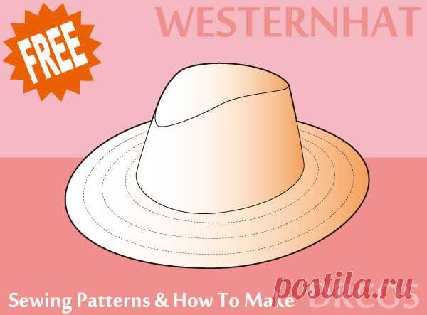 Western hat Sewing Patterns | DRCOS Patterns & How To Make