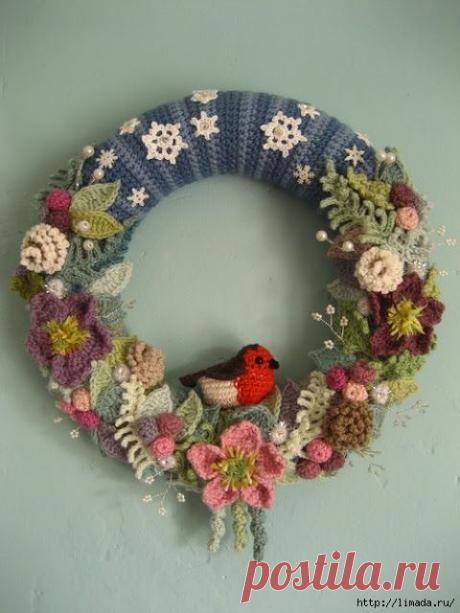 Вязаные венки от Люси из Англии