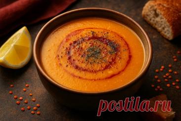 Турецкий суп из чечевицы: пряный, уютный и невероятно простой | Кулинарный беспредел | Дзен