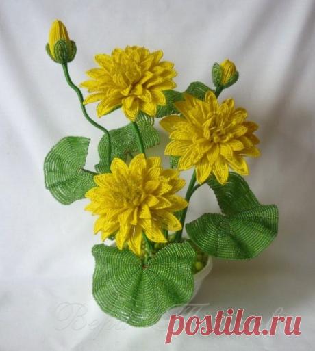 (64) Альбом пользователя Вера: Водяная лилия | Beaded flowers