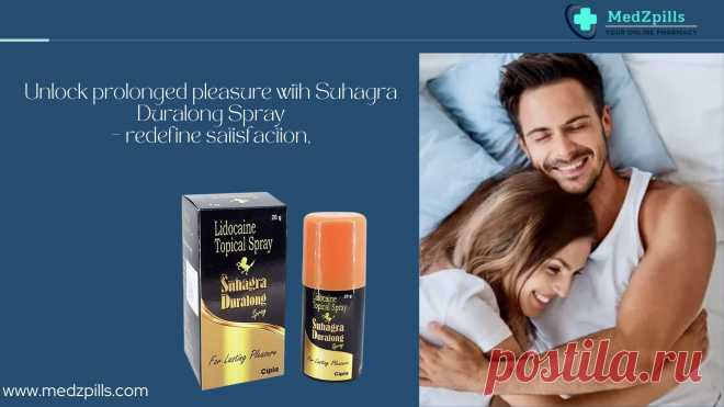 Suhagra Duralong Spray 20 gm is a revolutionary product designed to enhance sexual performance and prolong intimacy. This spray offers a convenient and discreet solution for men seeking to overcome premature ejaculation. With its unique formulation, Suhagra Duralong Spray works by desensitizing the penile skin, thereby delaying climax and extending the duration of sexual activity. The spray is easy to use, offering quick absorption and rapid onset of action.