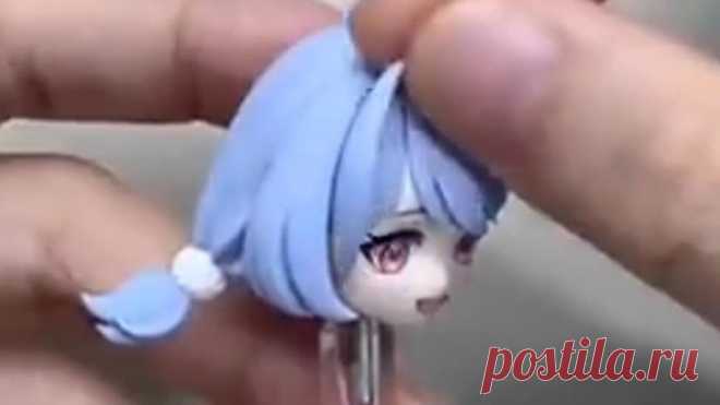 Создание мини фигурки из глины