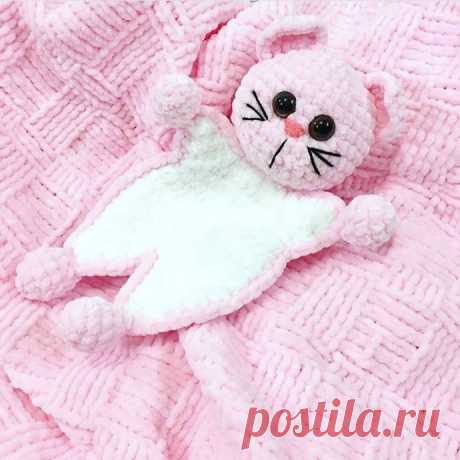 Нежный комфортер в розовых тонах