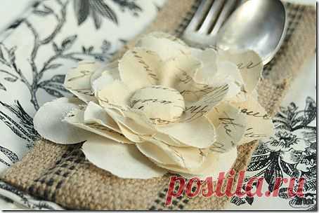 Оригинальный декор для сервировки стола своими руками..