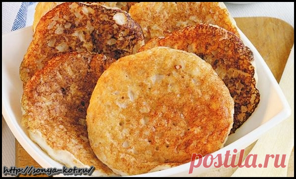 Блинчики из овсянки