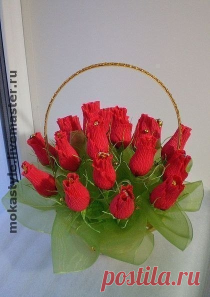 Букет из конфет — Сделай сам, идеи для творчества - DIY Ideas
