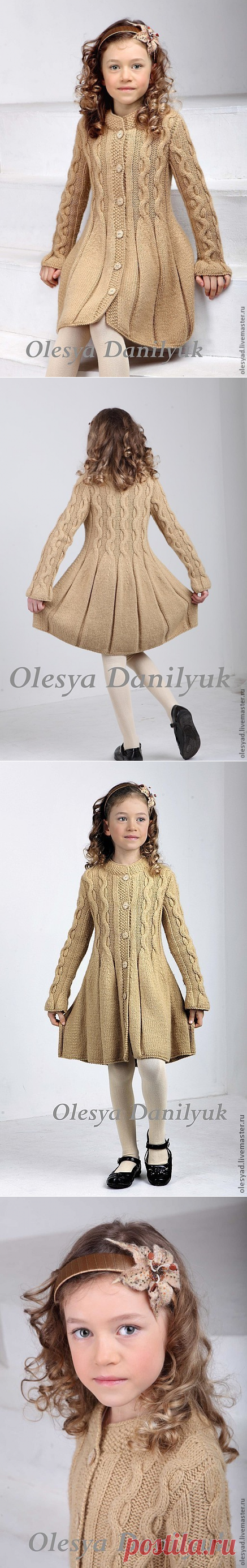 Пальто для девочки от Олеси Данилюк