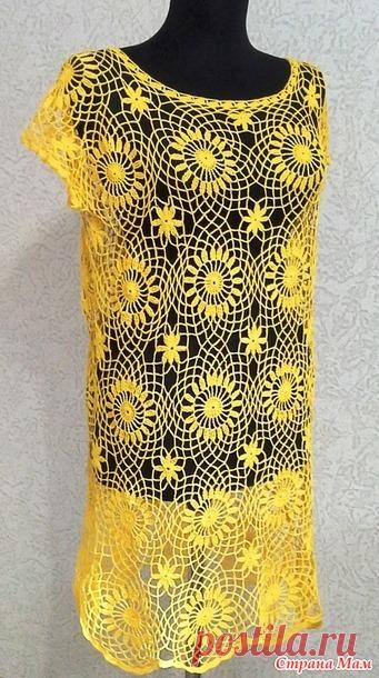 . Туника пляжная крючком - Вязание - Страна Мам