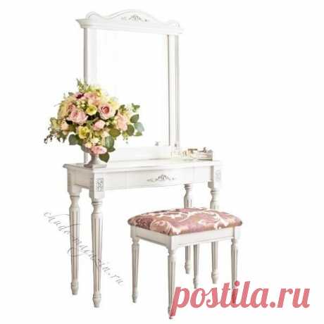 Консоль из массива дерева с зеркалом для макияжа (ПР-2) купить по цене 31 440 руб. в Москве — интернет магазин chudo-magazin.ru