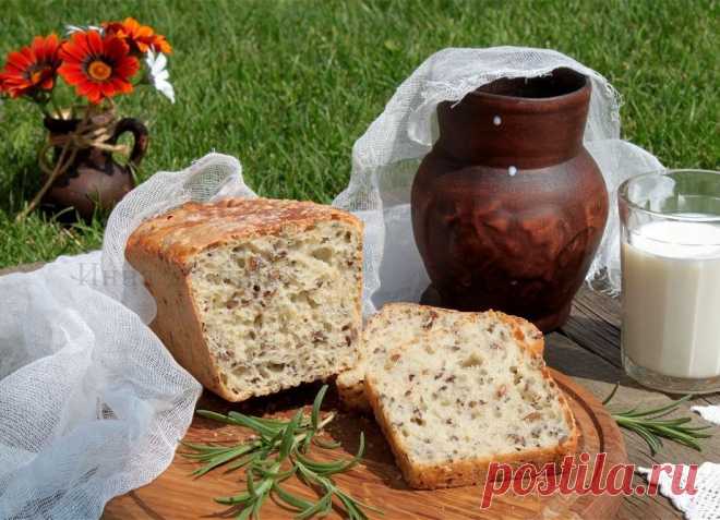 "ленивый" Шведский хлеб(без замеса).