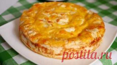 Быстрый сочный пирог с мясом, для которого не нужно тесто ...