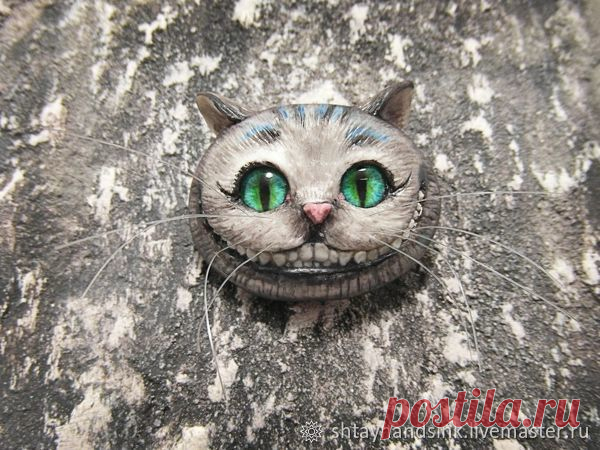 Мастер-класс : Брошь: Чеширский кот | Журнал Ярмарки Мастеров