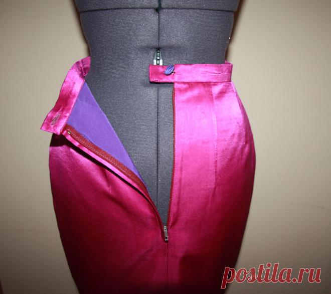 Мастер-класс по вшиванию потайной молнии