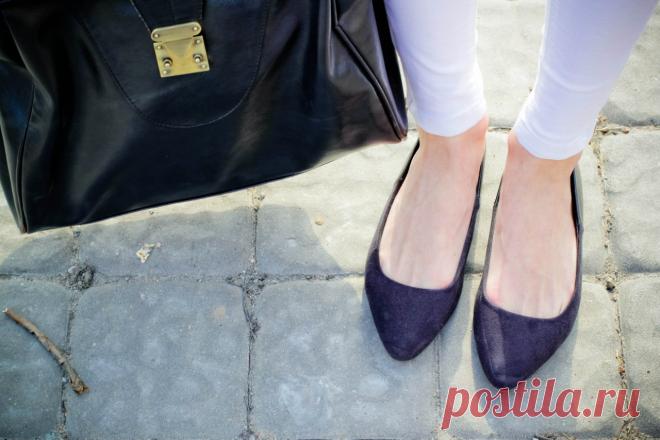 С чем носить балетки?