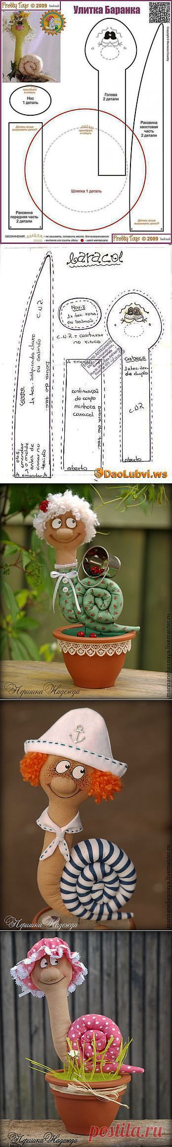Забавная улиточка.