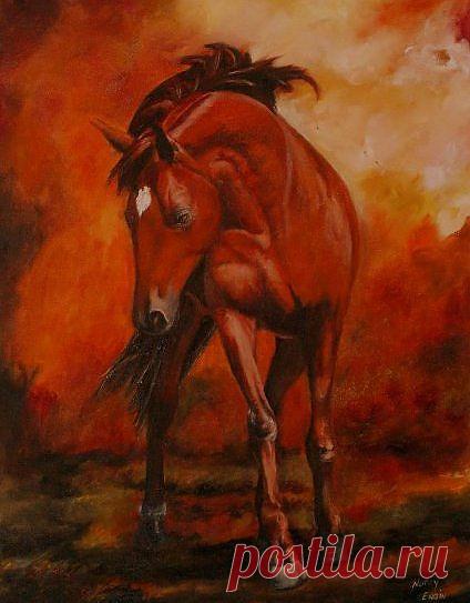 AT RESİMLERİM & NURAY ENGİN & MY HORSE PAINTING
