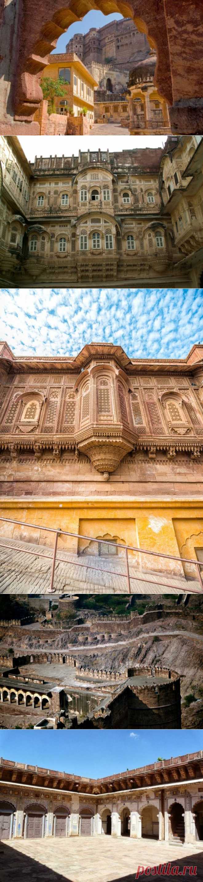Форт Мехрангарх (Mehrangarh Fort), Джодхпур, штат Раджастхан, Индия - Туристический портал - Мир красив!