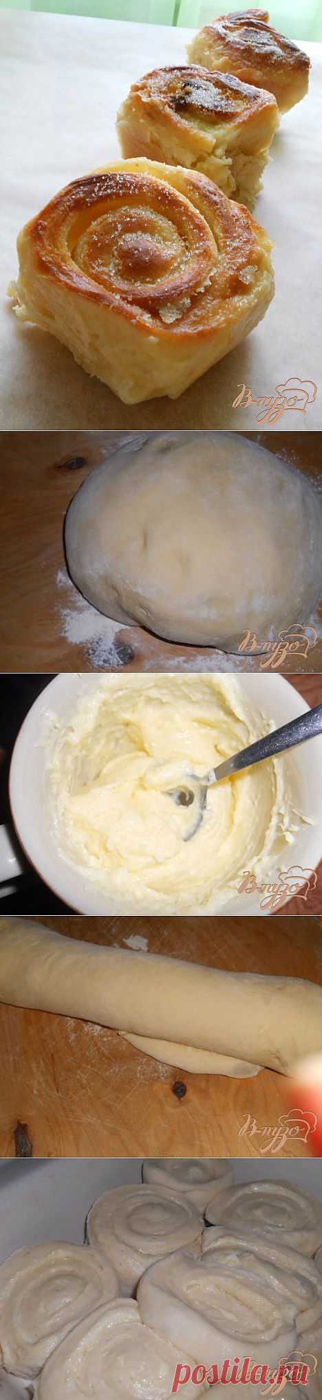 Булочки с заливкой .