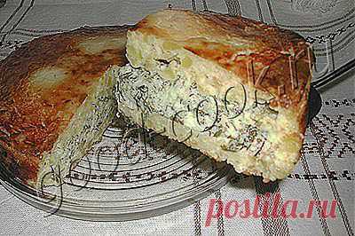 Хорошая кухня - картофельный пирог с брынзой. Кулинарная книга рецептов. Салаты, выпечка.