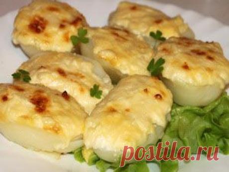 Отварной картофель, запеченный под сыром с майонезом | Харч.ру - рецепты для любителей вкусно поесть