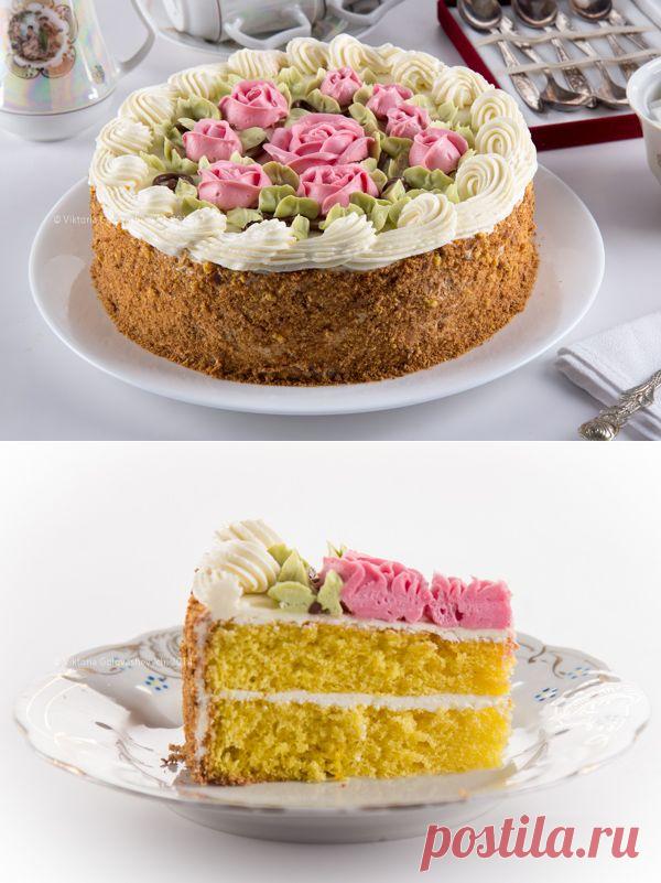 Торт Бисквитно-кремовый (ГОСТ)