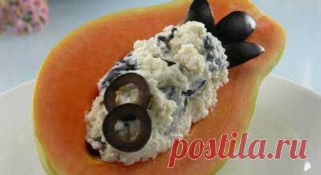 Лодочки из папайи. - Рецепты - Доставка пиццы, обедов, суши, питьевой воды домой и в офис, банкет, кейтеринг, организация мероприятий в Петербурге